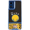 NBA Golden State Warriors Retro Palms Moto G 5G (2024) Clear Case
